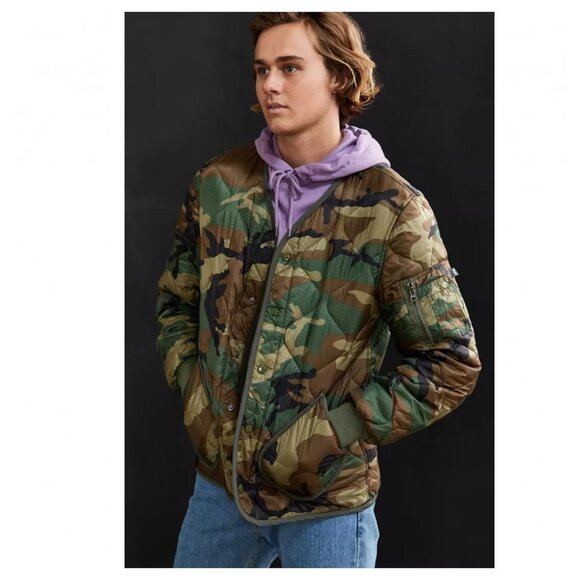 Alpha Industries Quilted Camo Jacket - Picture 1 of 8